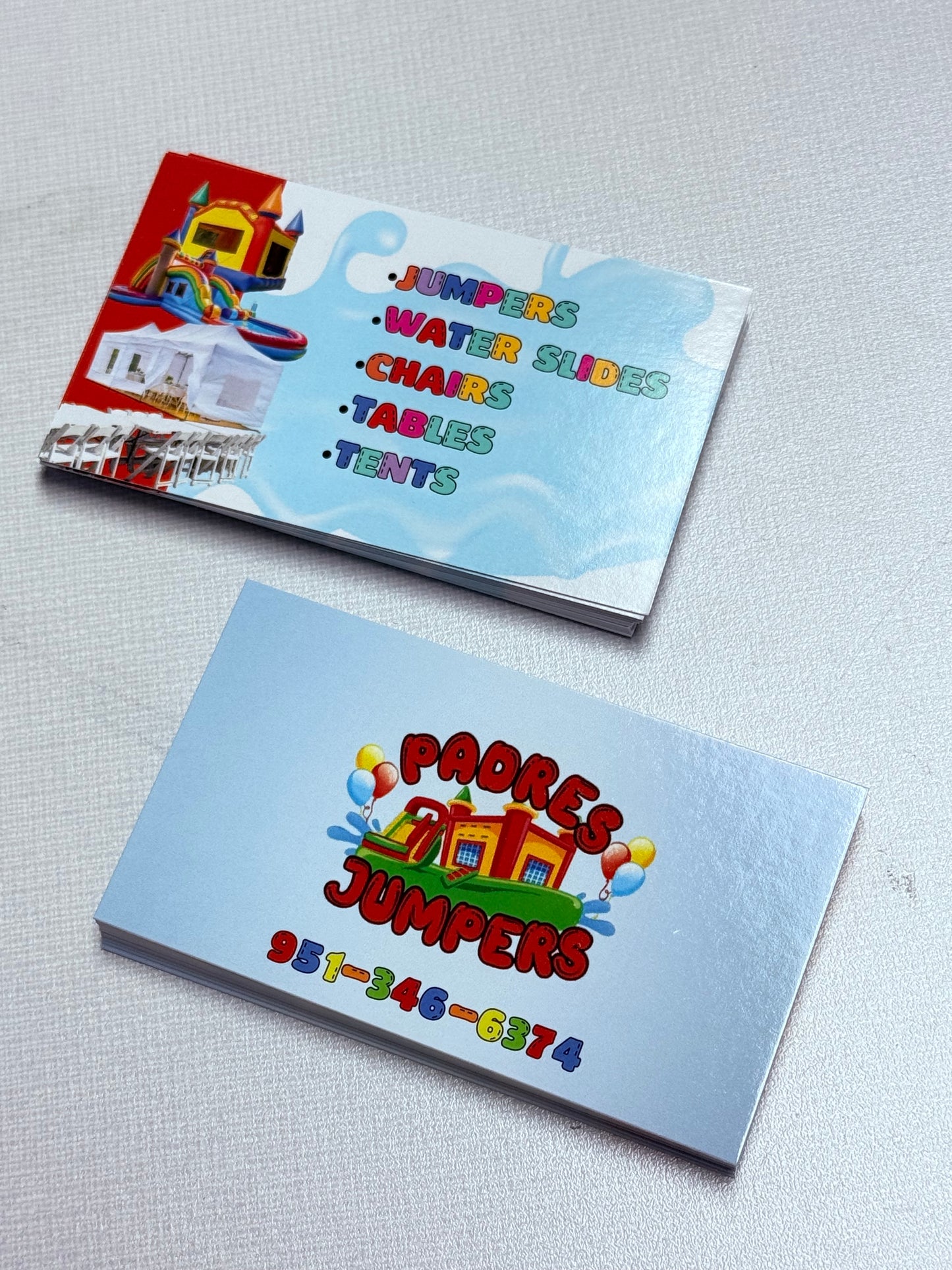 Double-Sided Premium UV Gloss Business Cards – 4/4 Full Color